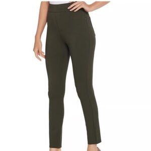 Spanx green ponte perfect 4 pocket pant NWT L